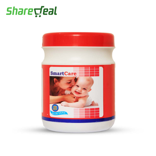 Smart Care Wet Wipes with Tube (220 pcs)