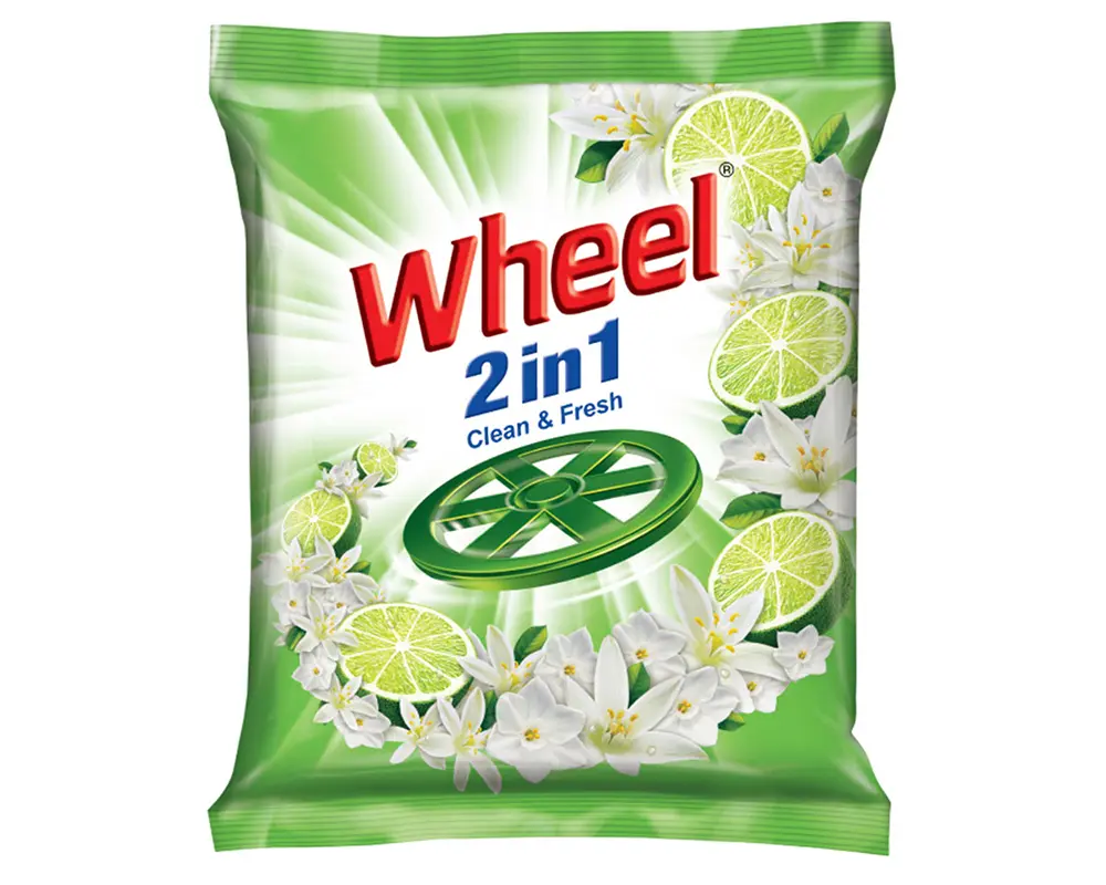 Wheel Clean & Fresh 2in1 Detergent Powder 500 gm