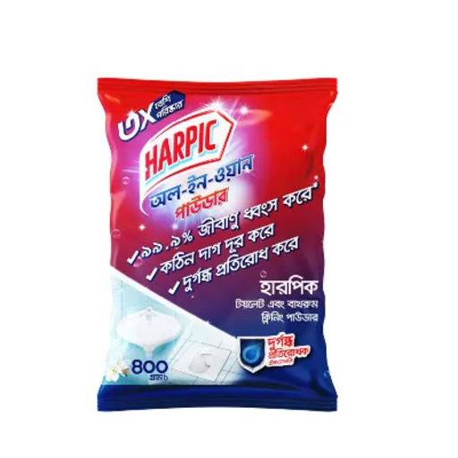 Harpic All-In-One Toilet & Bathroom Cleaning Powder (400 gm)