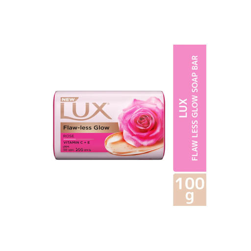 Lux Flaw Less Glow Rose Soap 90gm